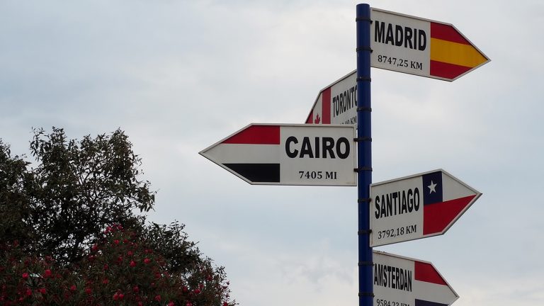 distancia países desde Ecuador
